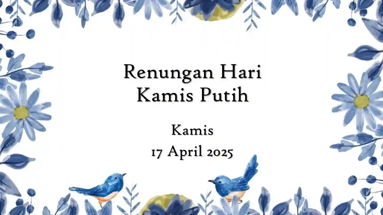 renungan harian hari ini