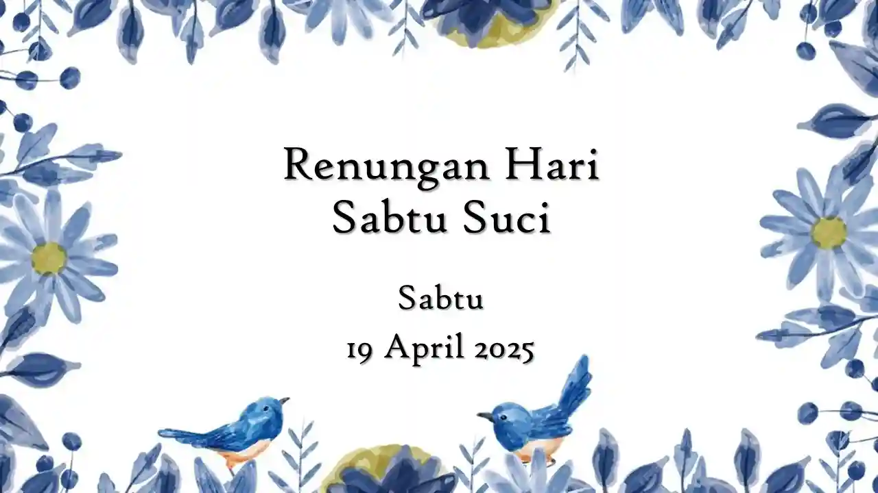 renungan harian hari ini