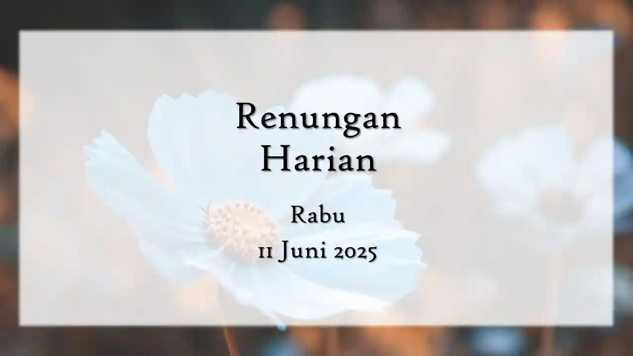 renungan harian hari ini