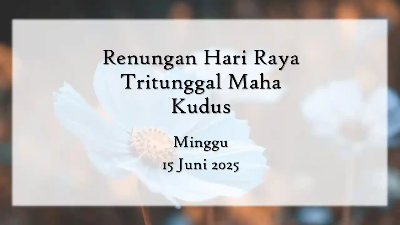 renungan harian hari ini