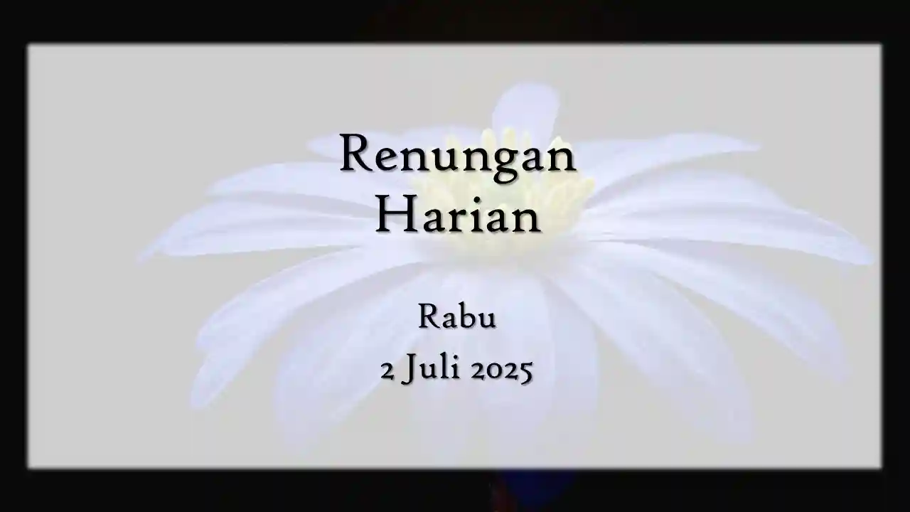 renungan harian hari ini