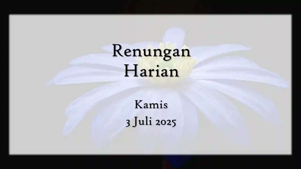 renungan harian hari ini
