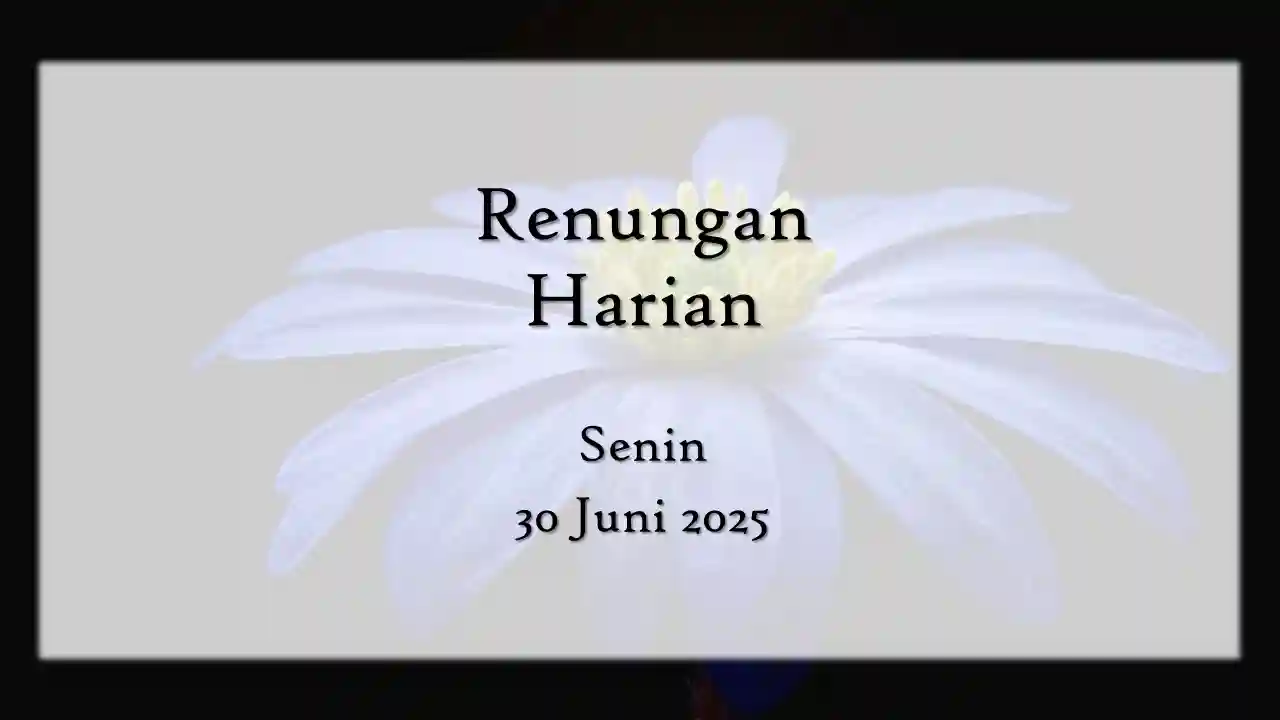renungan harian hari ini