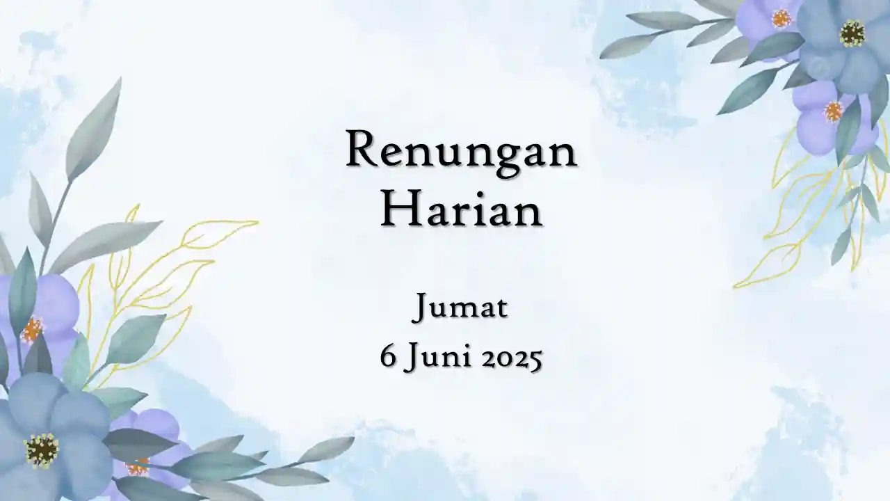 renungan harian hari ini