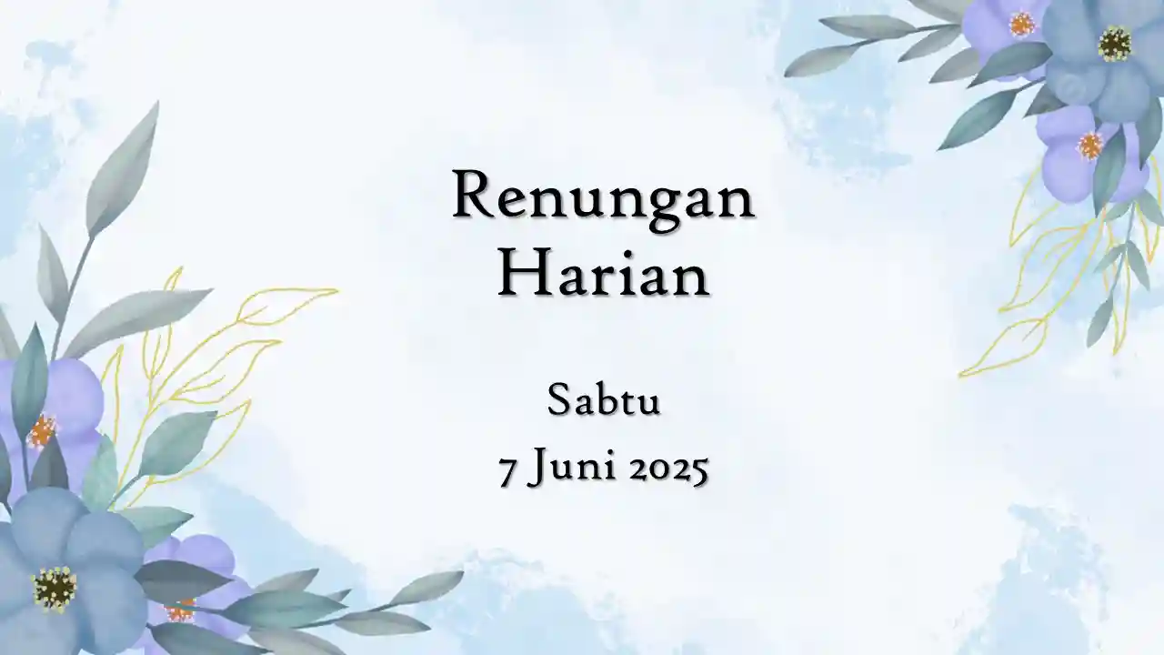 renungan harian hari ini