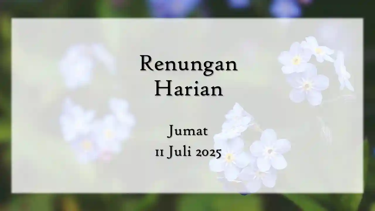 renungan harian hari ini