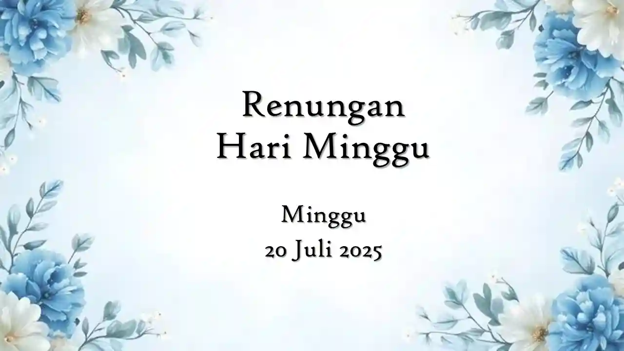 renungan harian hari ini