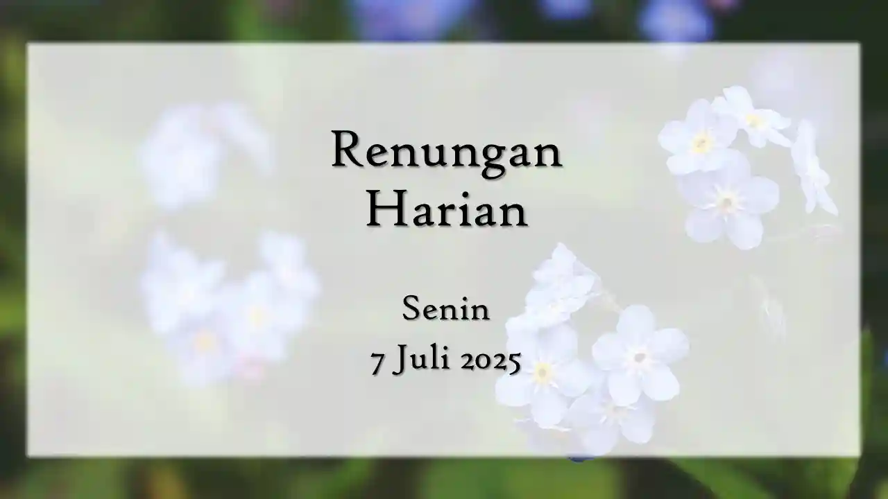 renungan harian hari ini