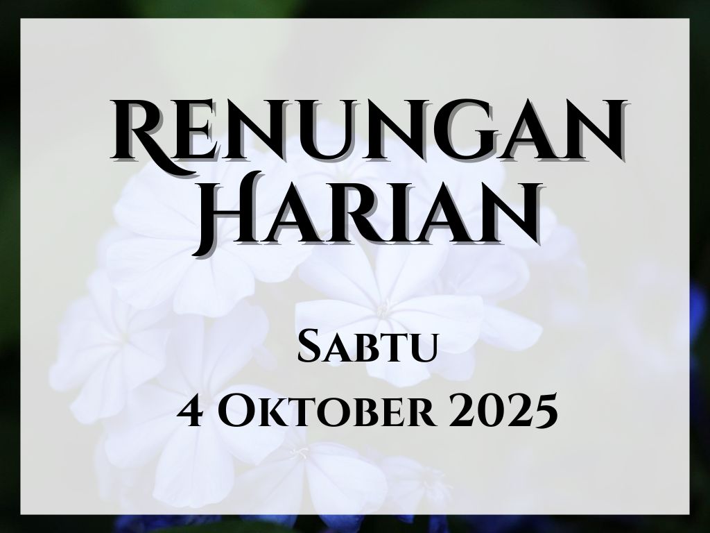 renungan harian hari ini