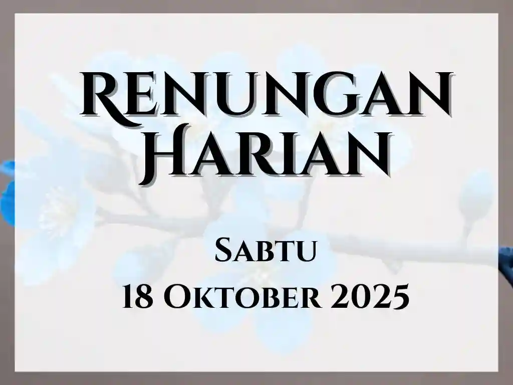 renungan harian hari ini