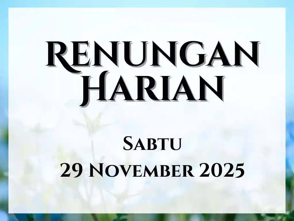 renungan harian hari ini