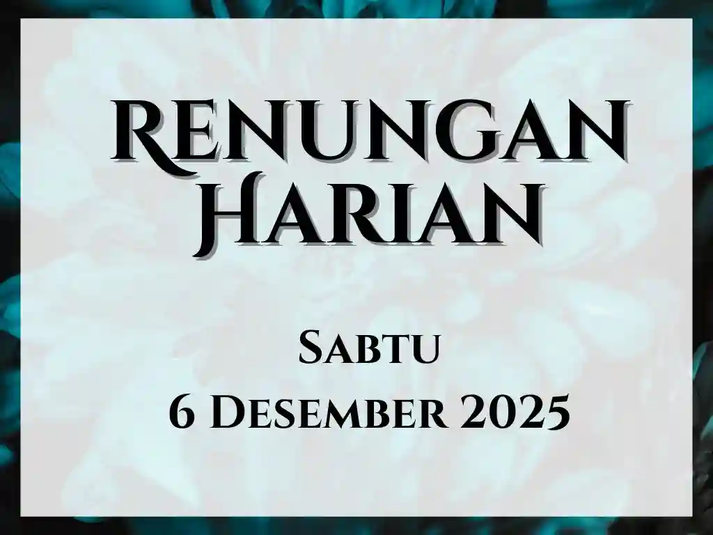 renungan harian hari ini