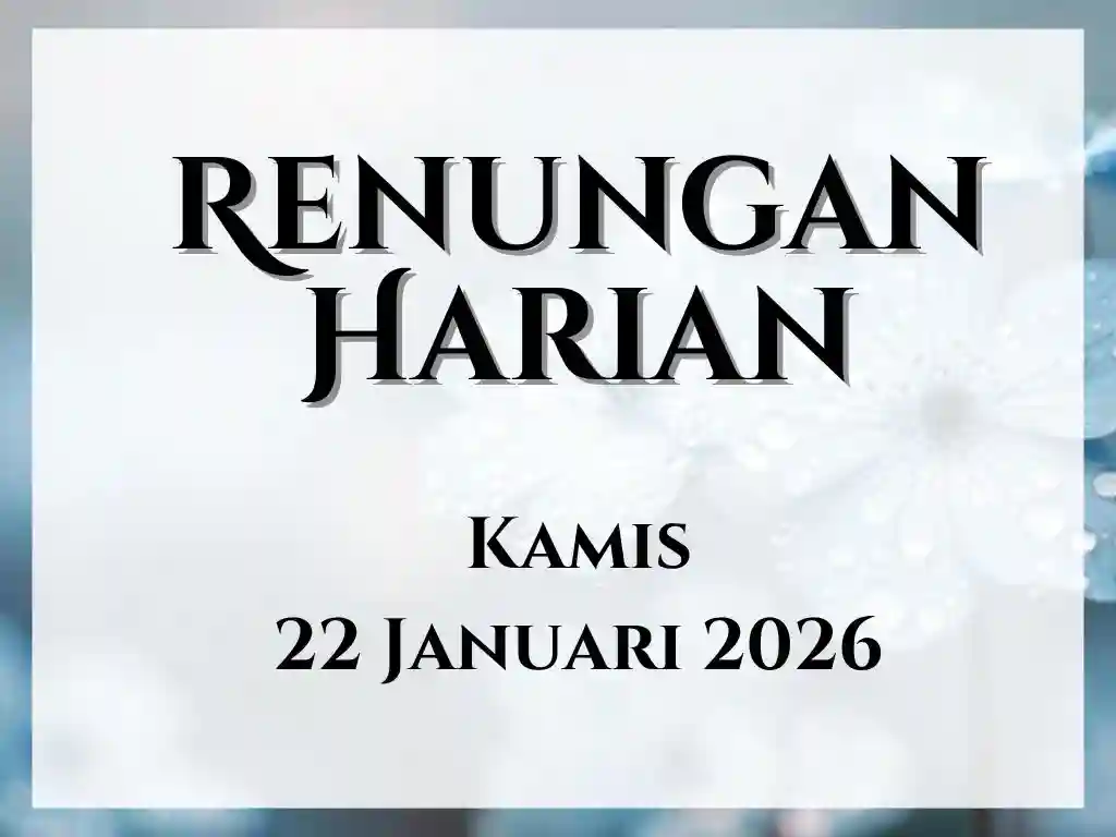 renungan harian hari ini
