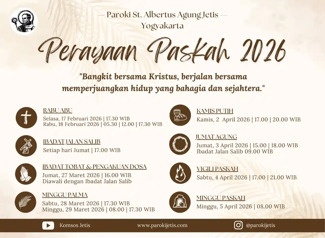 jadwal pekan suci 2026