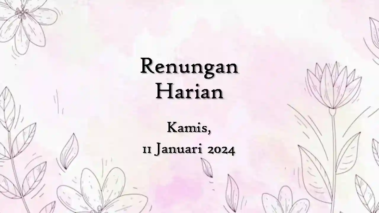 renungan harian katolik