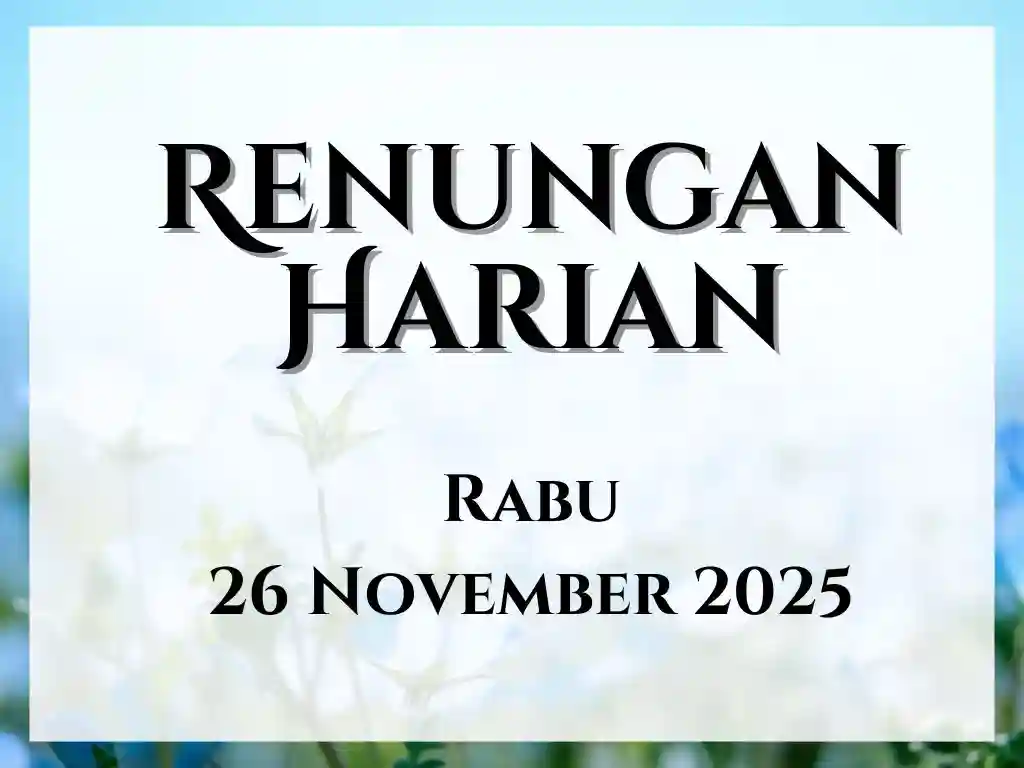 renungan harian hari ini