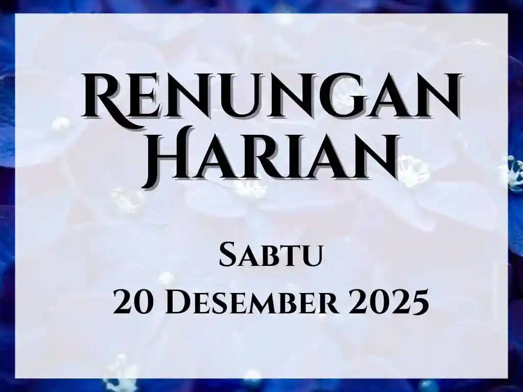renungan harian hari ini