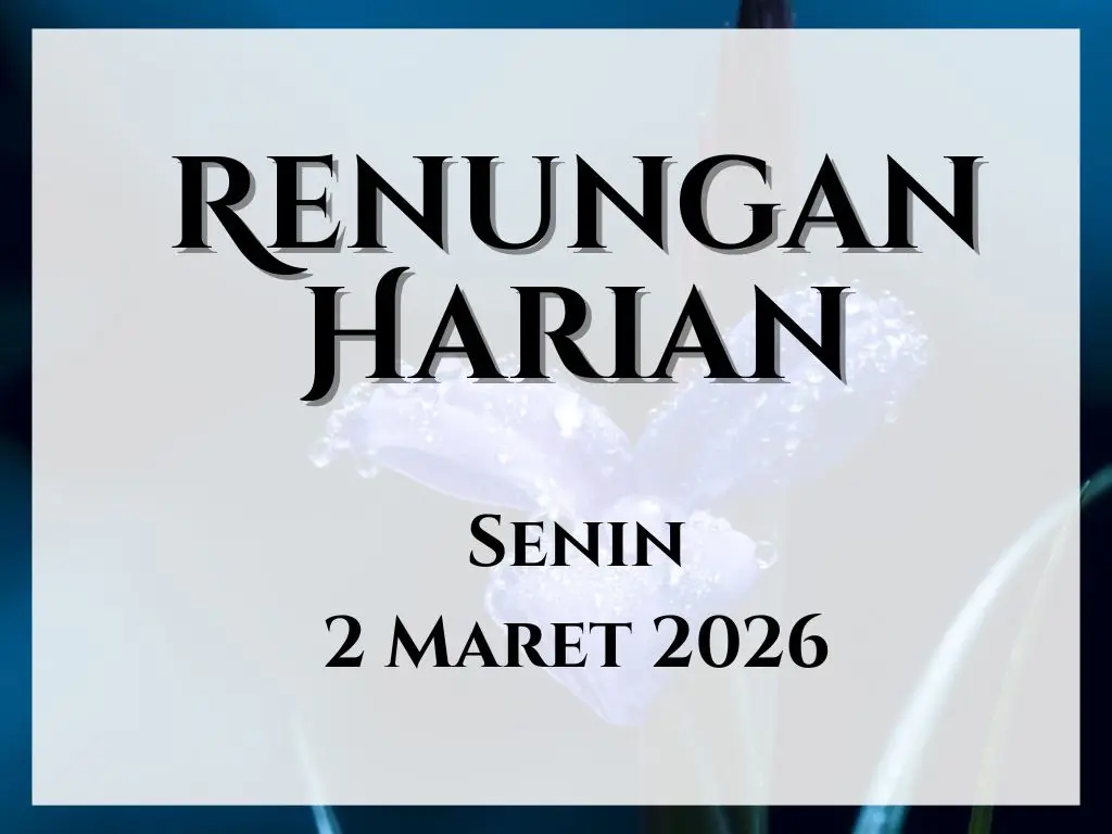 renungan harian hari ini